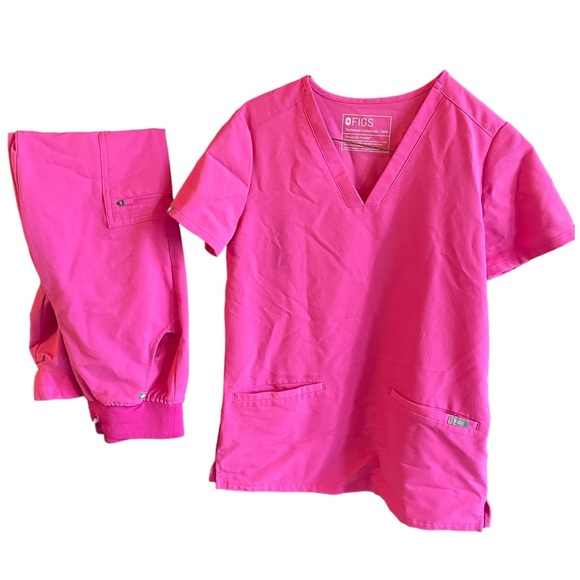 Figs Pants & Jumpsuits Figs Electric Orchid Catarina Top Zamora